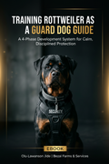 TRAINING ROTTWEILER AS A GUARD DOG GUIDE cover